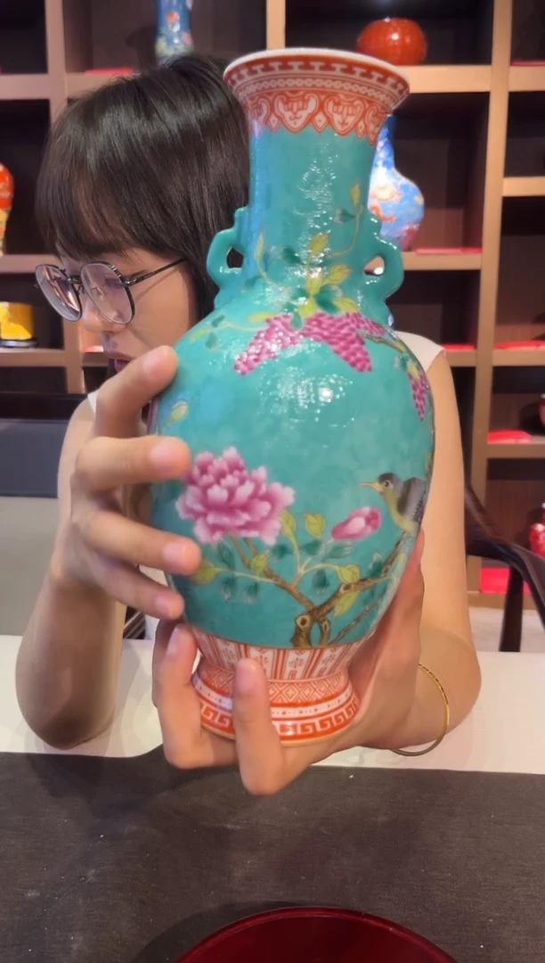 摆件摆件E540景德镇陶瓷李祖华
