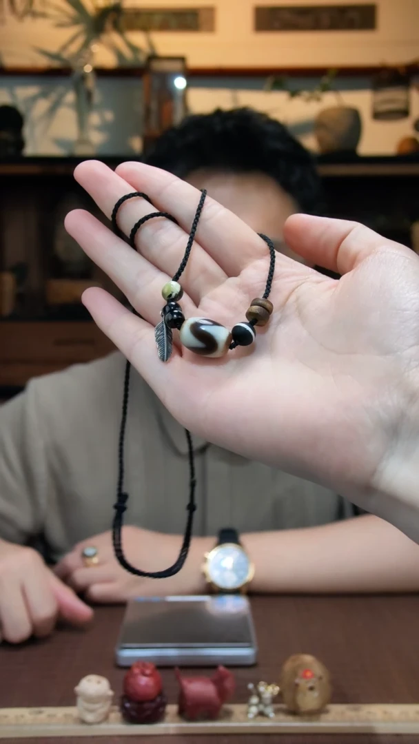 玛瑙/玉髓颈链未镶嵌玛瑙珠颈链LW多样性发一