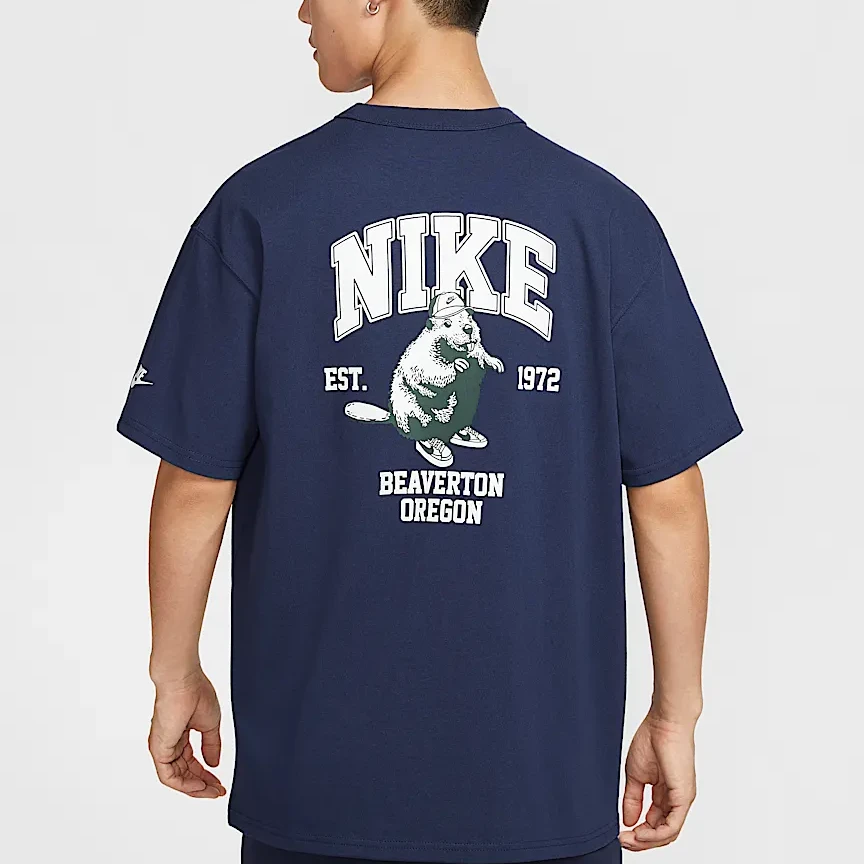 NIKE/耐克男子夏季新款时尚黑色潮流休闲短袖针织衫T恤IH0818410