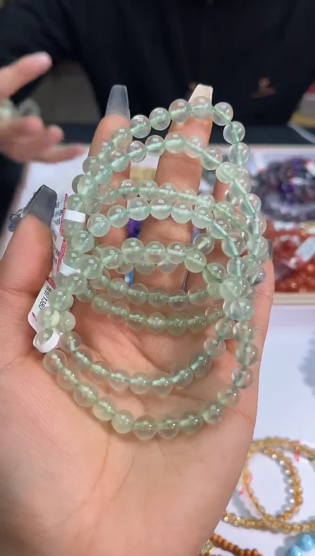 【闪购商品】葡萄石手绳未镶嵌50多样性发其一/7+