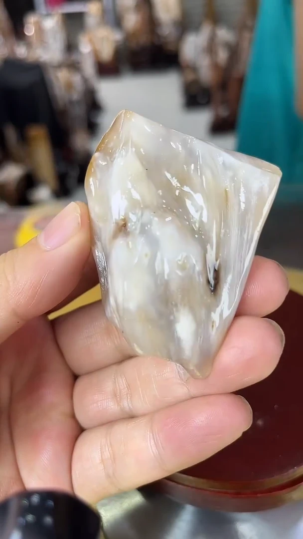硅化玉珠宝奇石未镶嵌缅甸天然树化玉
