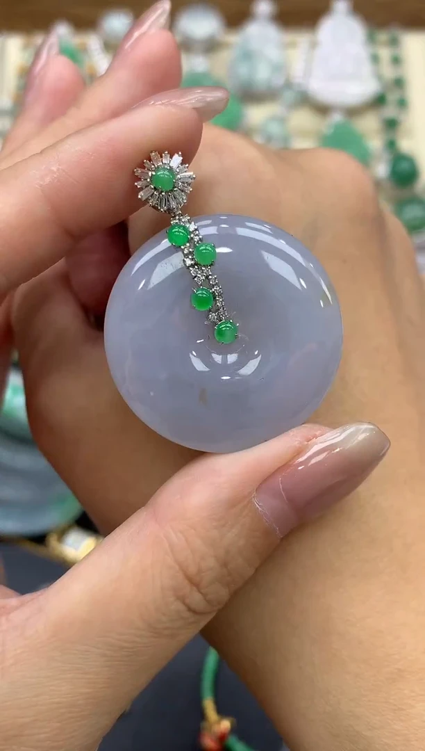 【闪购商品】翡翠颈饰18K金镶嵌254-中国好珍宝