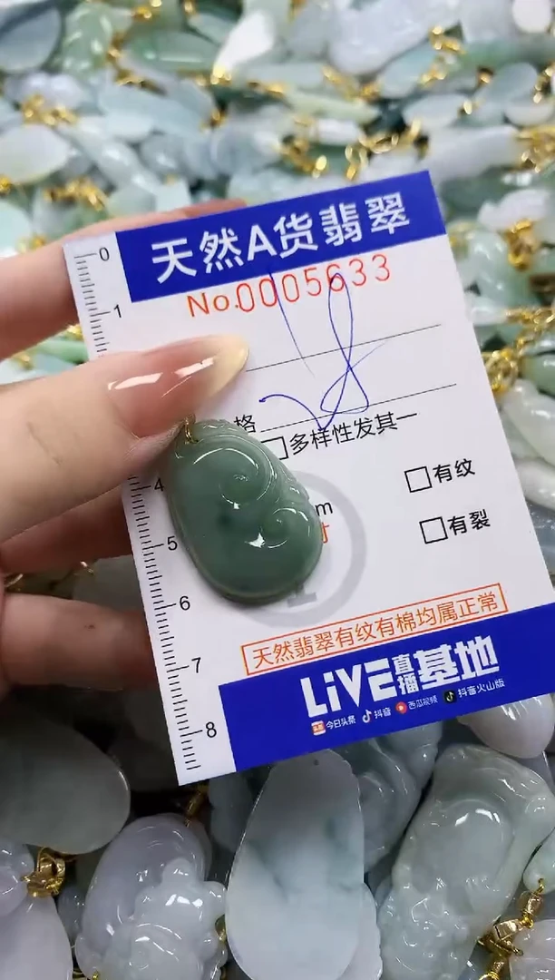 颈饰未镶嵌翡翠天然A货翡翠
