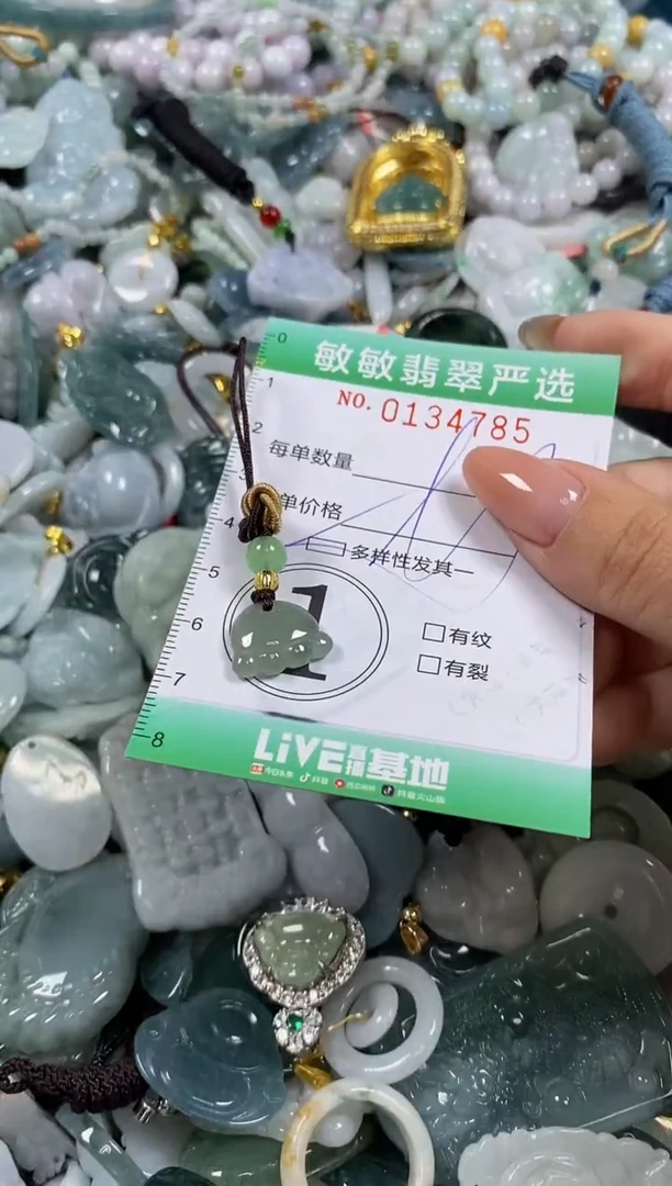 【闪购商品】翡翠颈饰未镶嵌闪购0134785多样性发其一