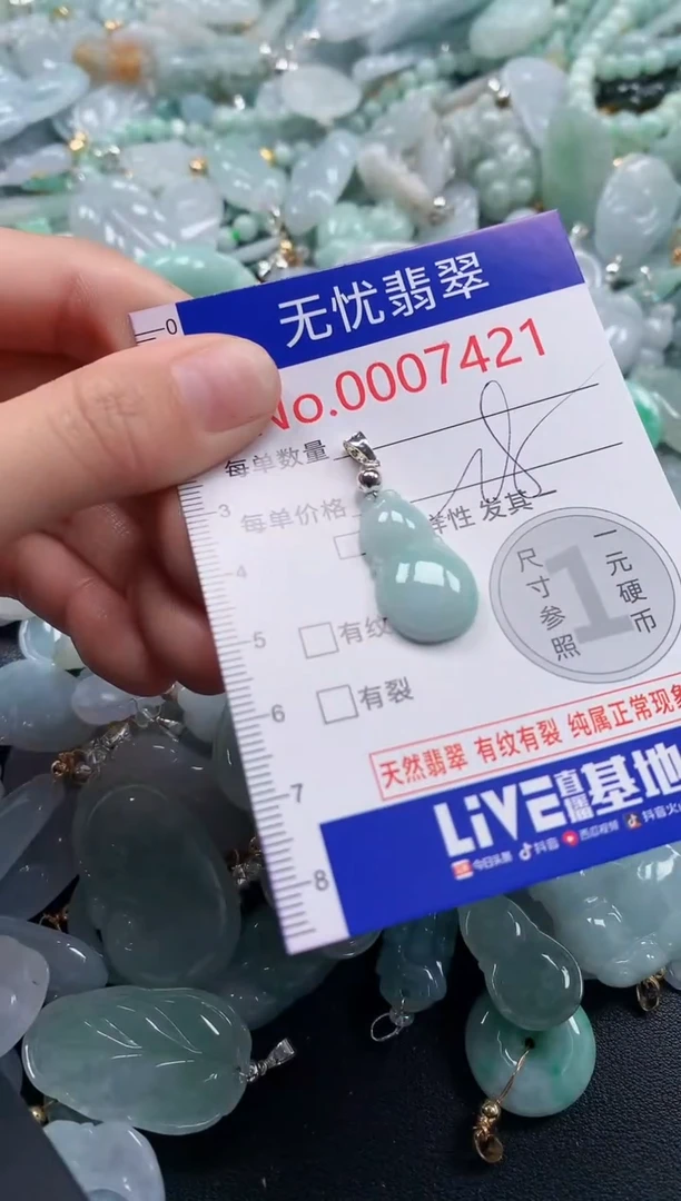 颈饰未镶嵌翡翠7421