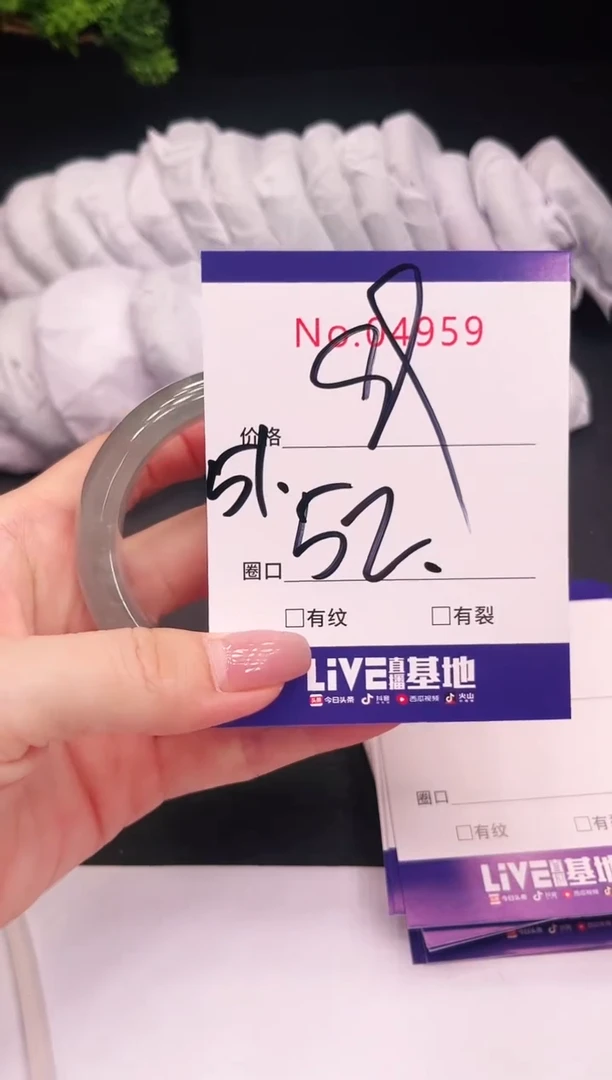 未镶嵌手镯翡翠4959