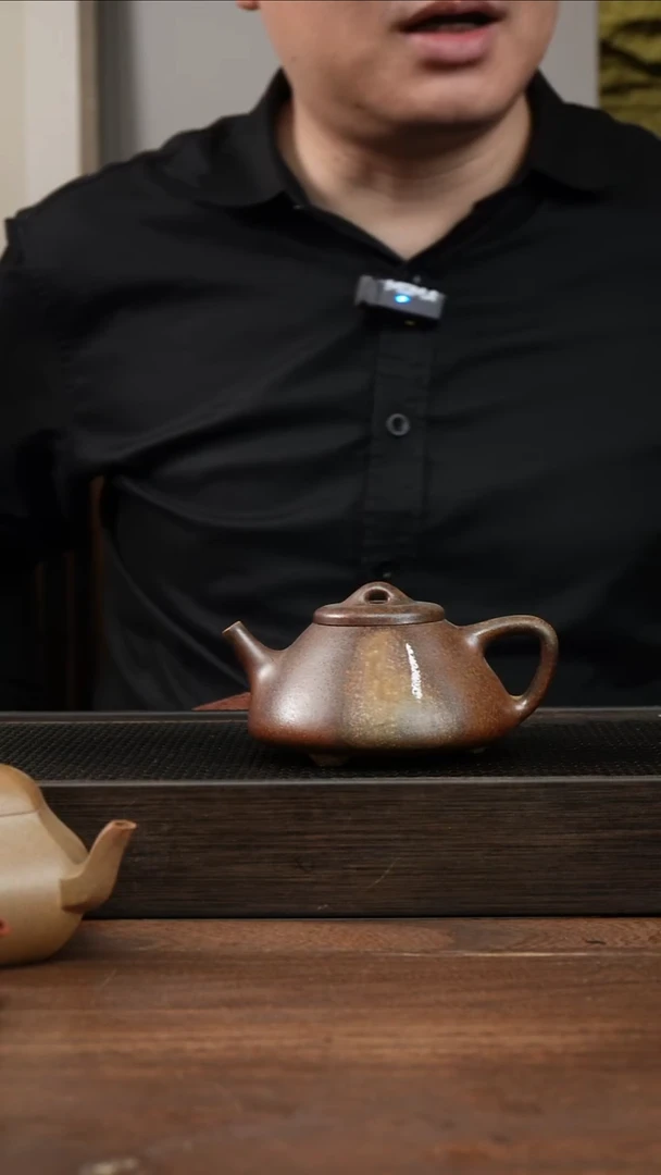 茶杯紫砂柴烧子冶石瓢    200CC     1号