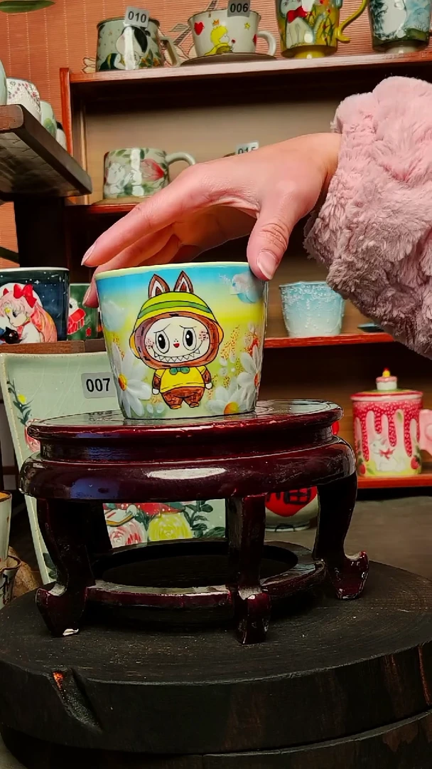 摆件陶景德镇高温手作陶瓷有瑕