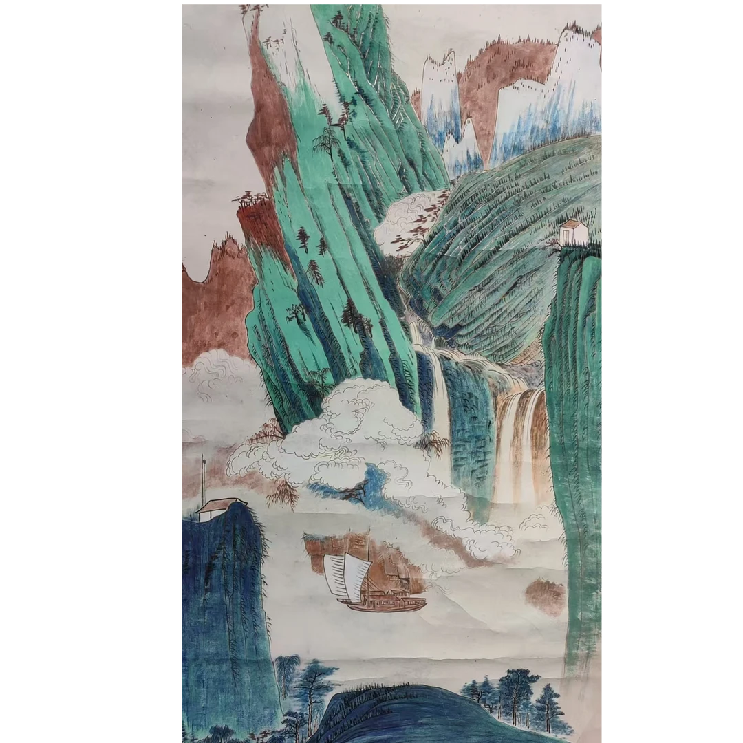张老款山水立轴83/38
