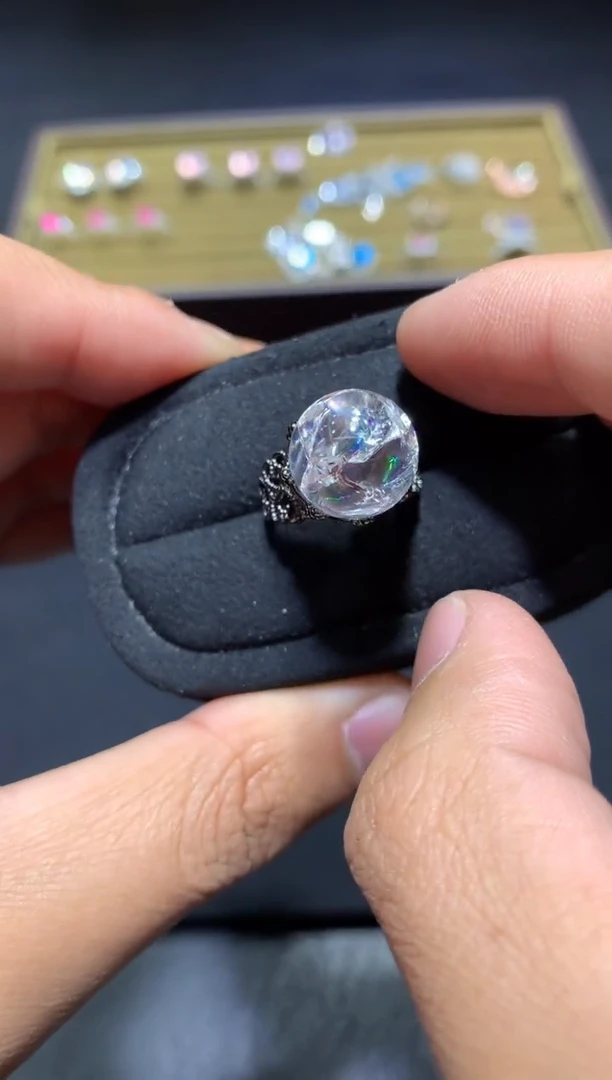 未镶嵌戒指水晶T90【多样性发其一】