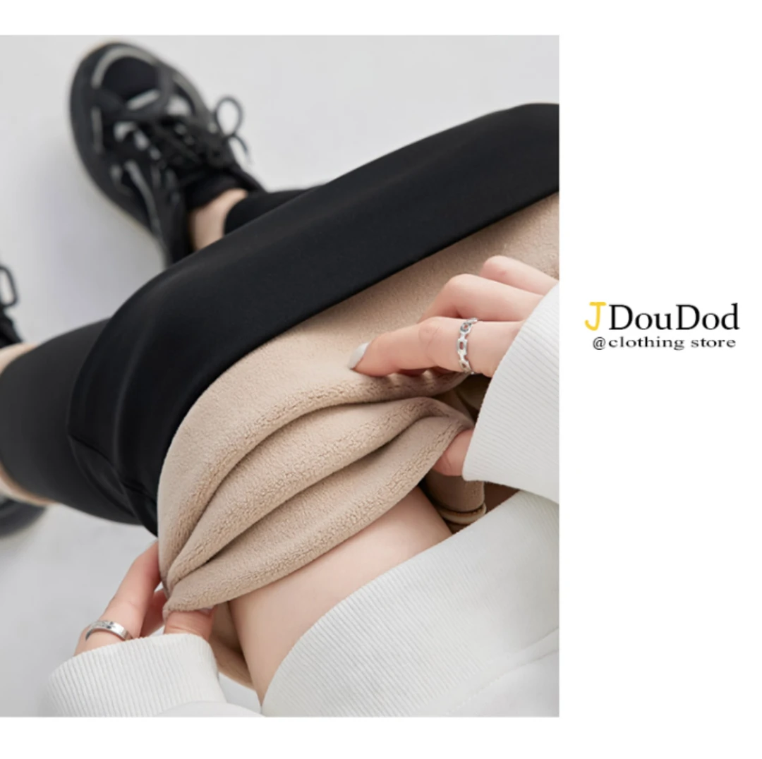 加绒加厚鲨鱼裤2024秋冬女装高腰显瘦打底裤外穿显瘦弹力瑜伽裤