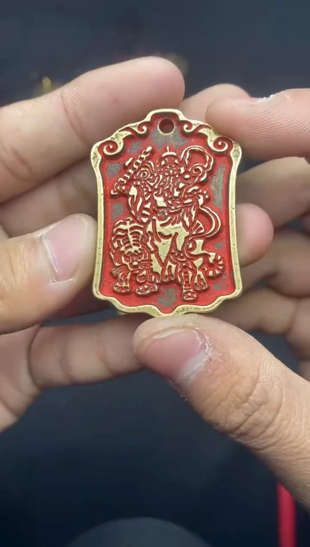 【闪购商品】铜一个方牌子赵公明