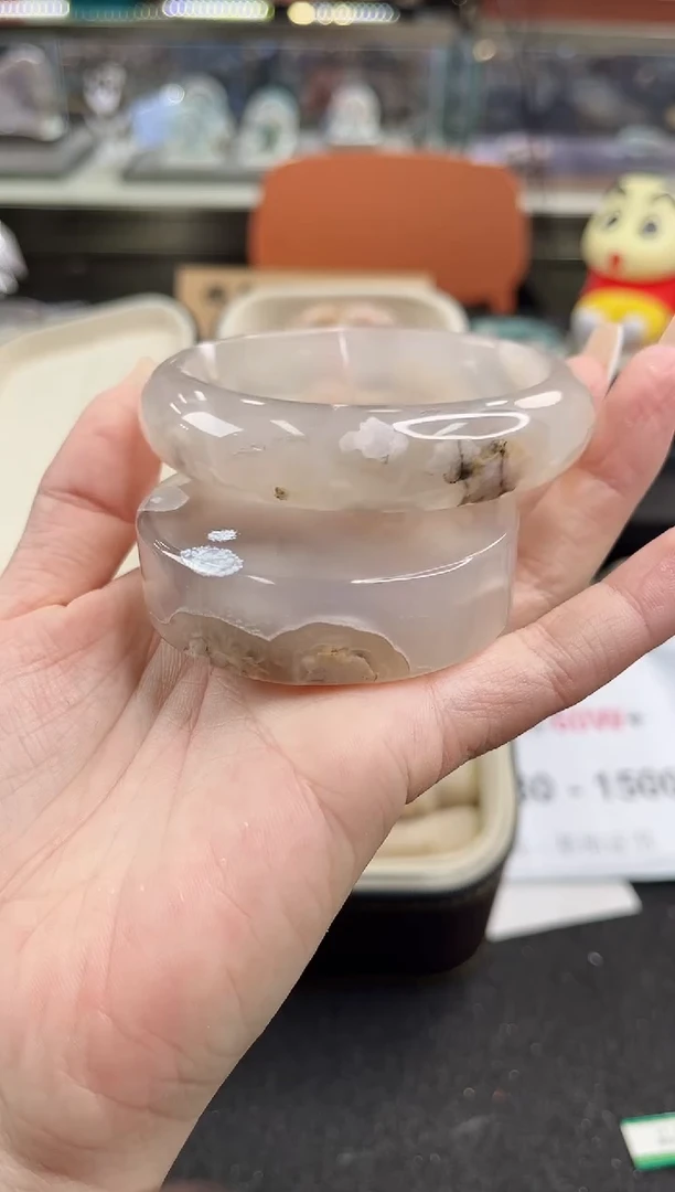 未镶嵌手镯石英质玉61圈口 （赠品镯心）3648526