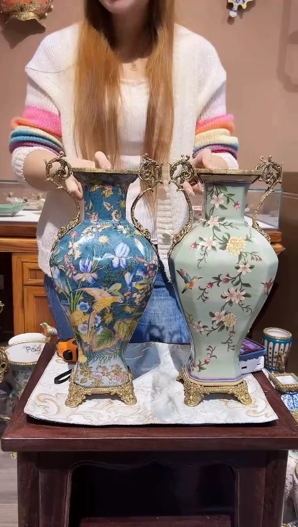 陶瓷手工陶瓷花瓶二选一