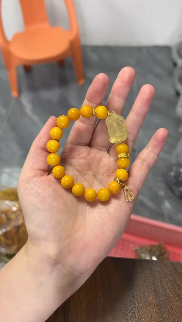 手链蜜蜡未镶嵌蜜蜡手串[多样发其一]