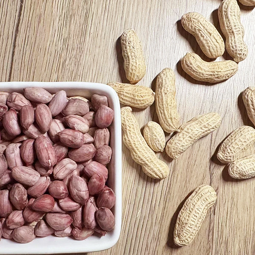 华味鲜 【龙岩水煮花生】蒜味红衣咸干白晒花生馋嘴咸香美味