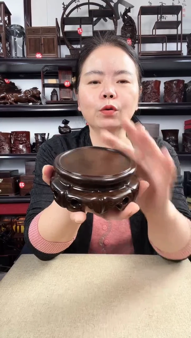 木旋转如意老李红木工艺品