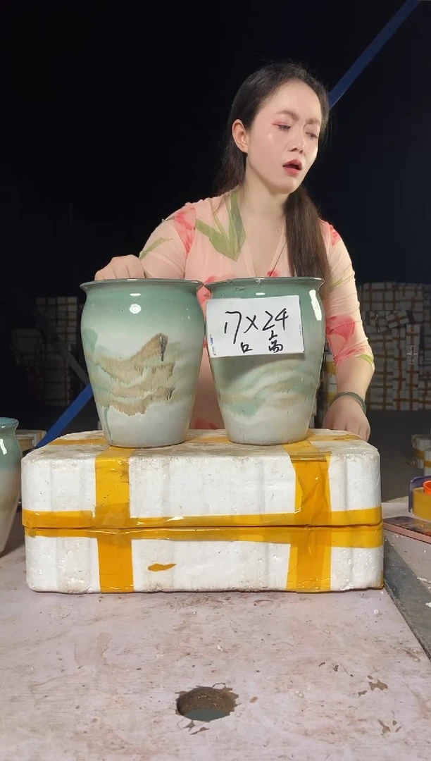 宜兴紫砂粗陶花盆17/24