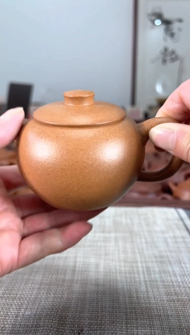 【闪购商品】紫砂茶壶精工半手无添加梨皮黄段180cc左右