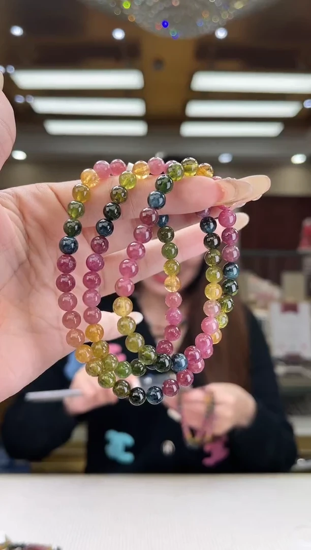 【闪购商品】碧玺/未镶嵌6mm+碧玺多圈多样性发货32