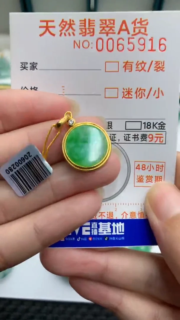 【闪购商品】翡翠颈饰银S925镶嵌            8