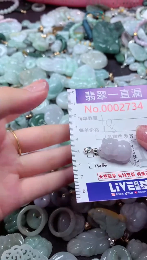 翡翠未镶嵌吊坠(不含链)2734