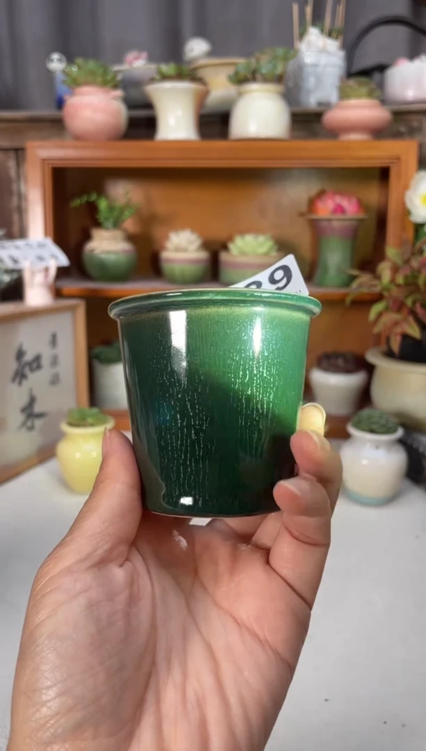 瓷片639知木小芳花盆