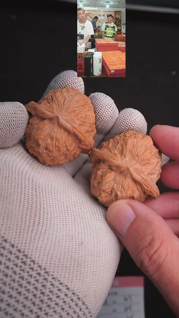 把件文玩核桃69号 43南瓜墩 全品