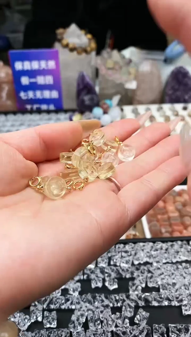 【闪购商品】水晶颈饰未镶嵌7a多样性发其一/1.21/1个