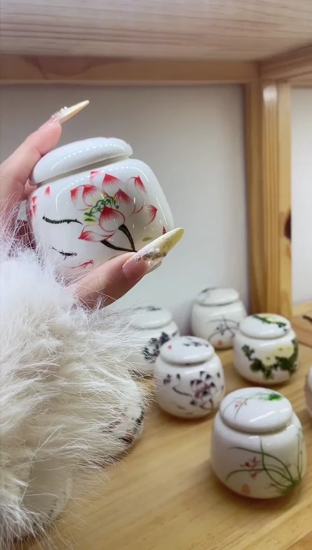 【闪购商品】小茶叶罐荷花17#@@MCYGTCX17