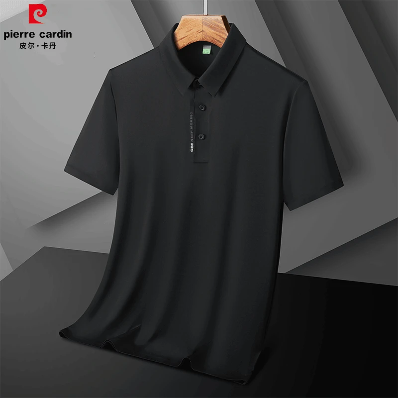 无痕冰丝polo衫男夏季短袖翻领T恤衫休闲商务上衣