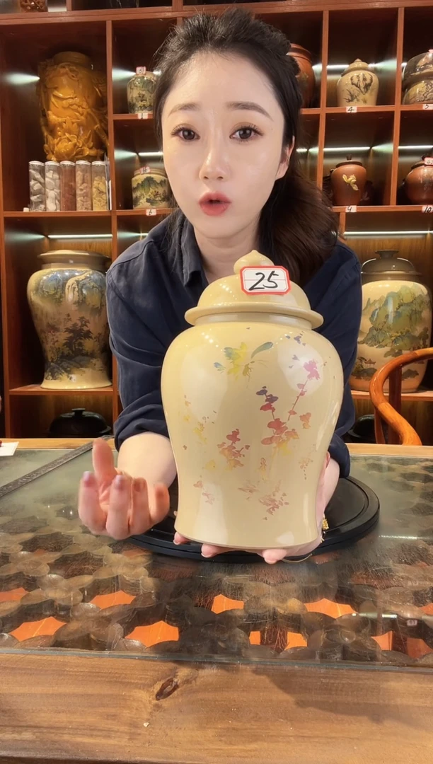 罐李旭泽作品小茶罐@25