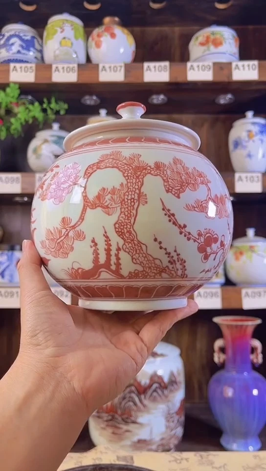 迎君陶瓷纯手工手绘