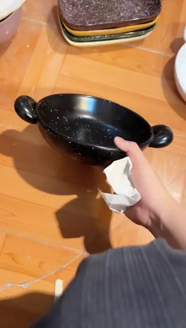 陶直播黑色泼墨双耳*1