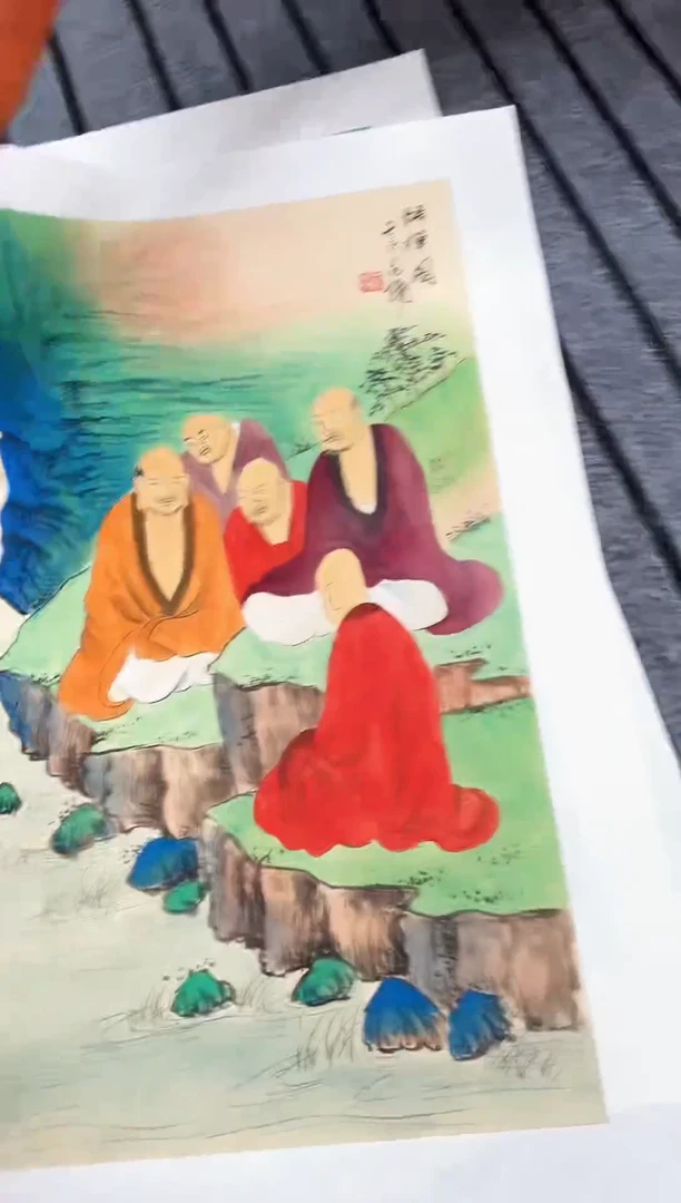 精品国画人物作品