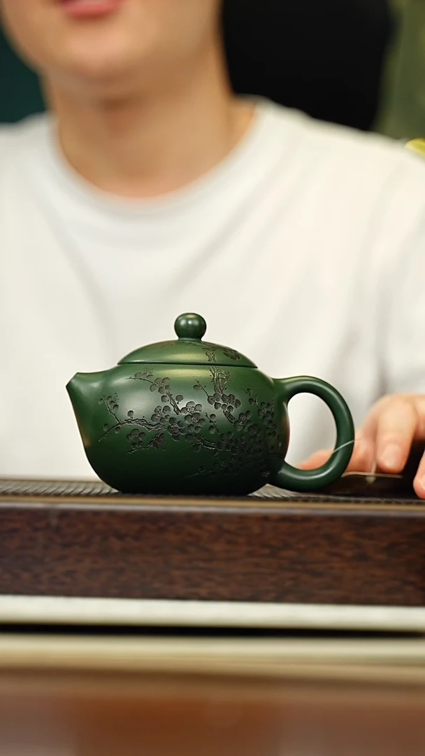 茶壶紫砂宜兴原矿 手工 紫砂壶容量210CC