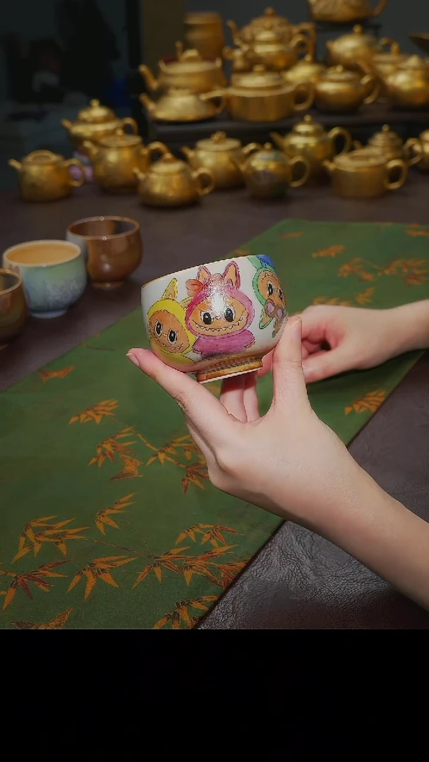 茶杯紫砂宜景窑系列】labbu杯子34