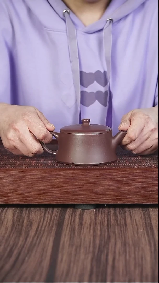 【闪购商品】紫砂茶壶lxc  紫泥  云柱