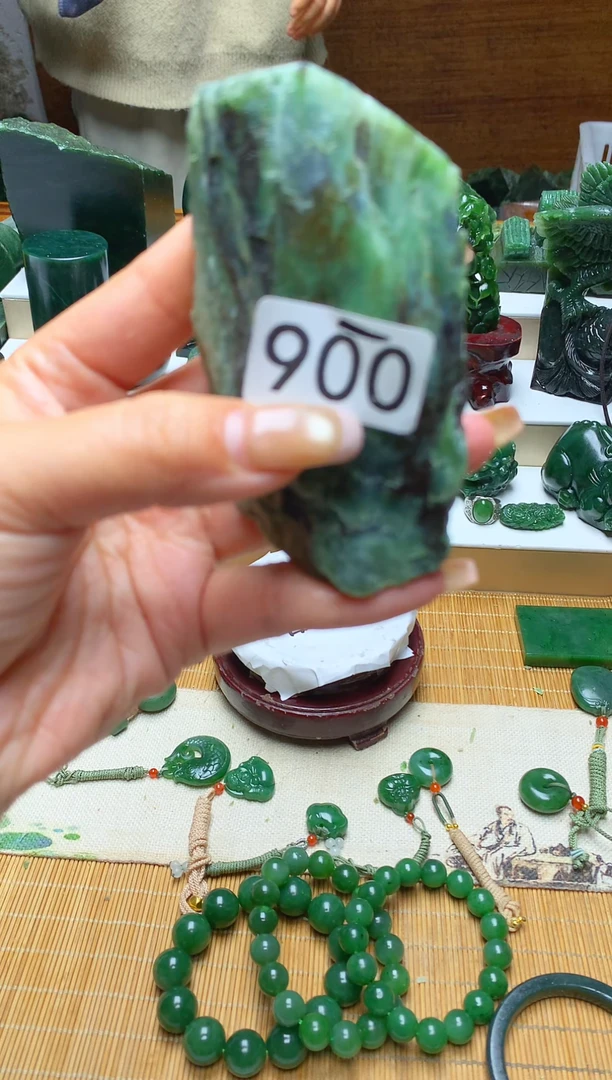 未镶嵌和田玉珠宝半成品1