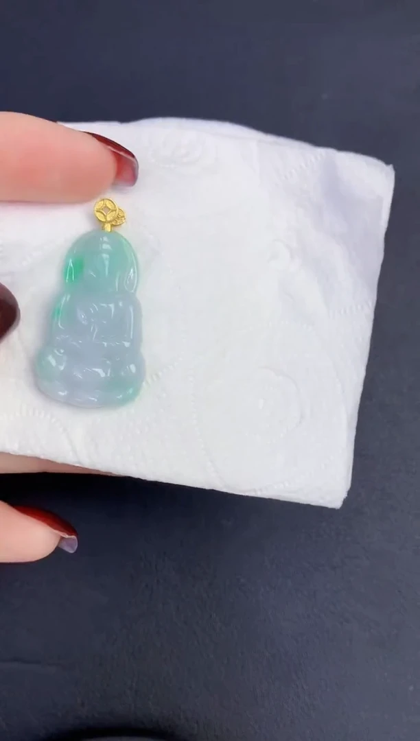 颈饰未镶嵌翡翠缅甸天然翡翠A货