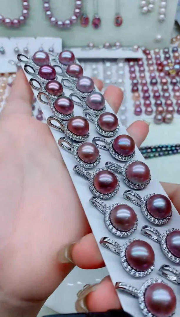 淡水珍珠未镶嵌吊坠(不含链)淡水珍珠吊坠多样性发其一