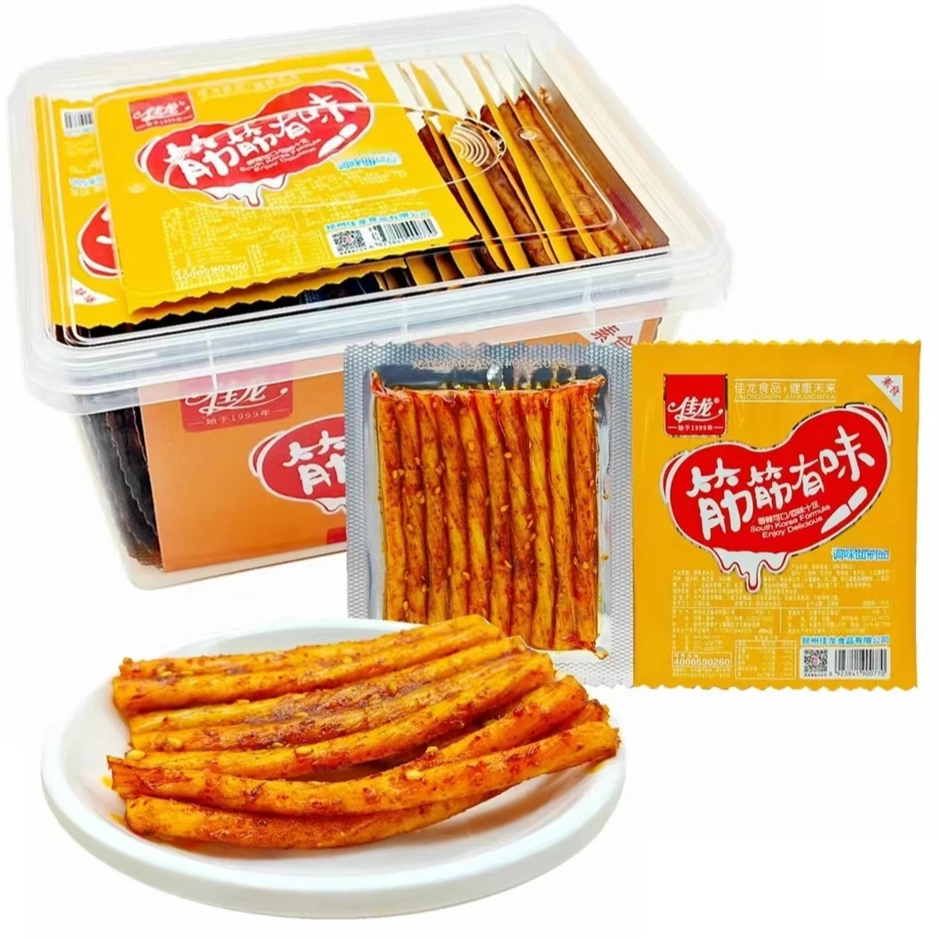佳龙一根筋辣条儿时校园怀旧麻辣零食休闲解馋筋筋有味办公室小吃