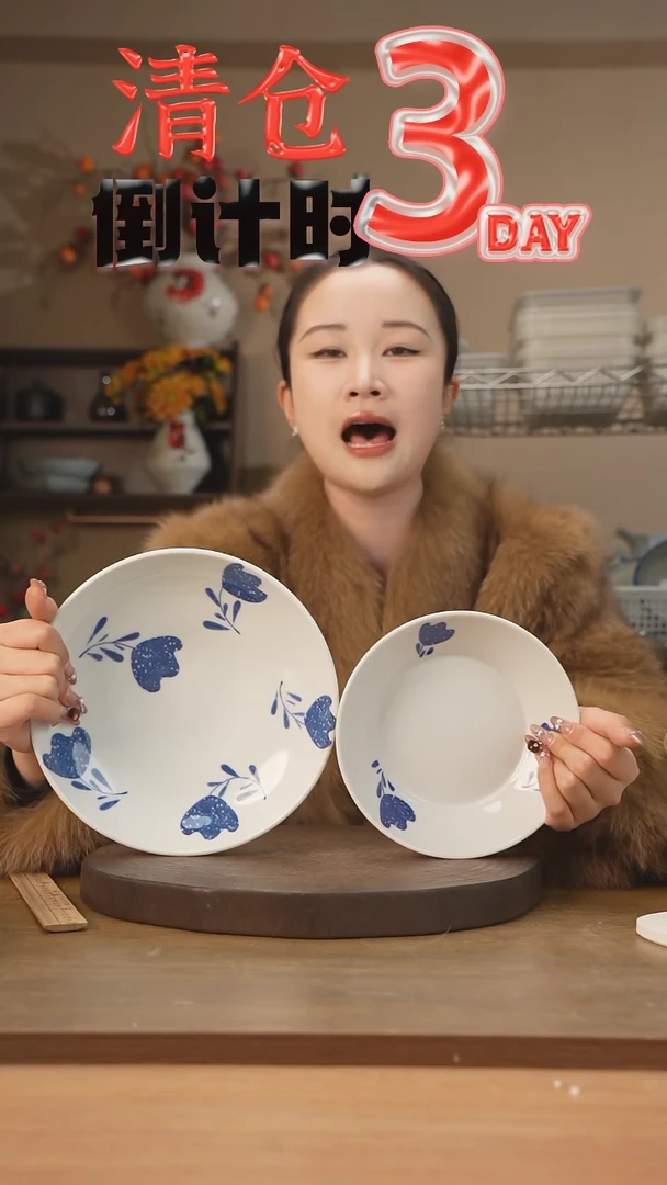 【闪购商品】碗（郁金香）7寸汤盘2+8.5寸深汤盘*2