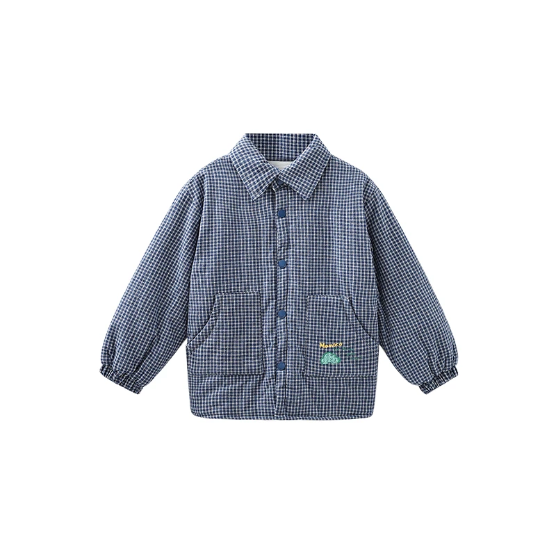 MOMOCO/玛米玛卡2025冬季新款男童韩版加厚棉服外套77430101008