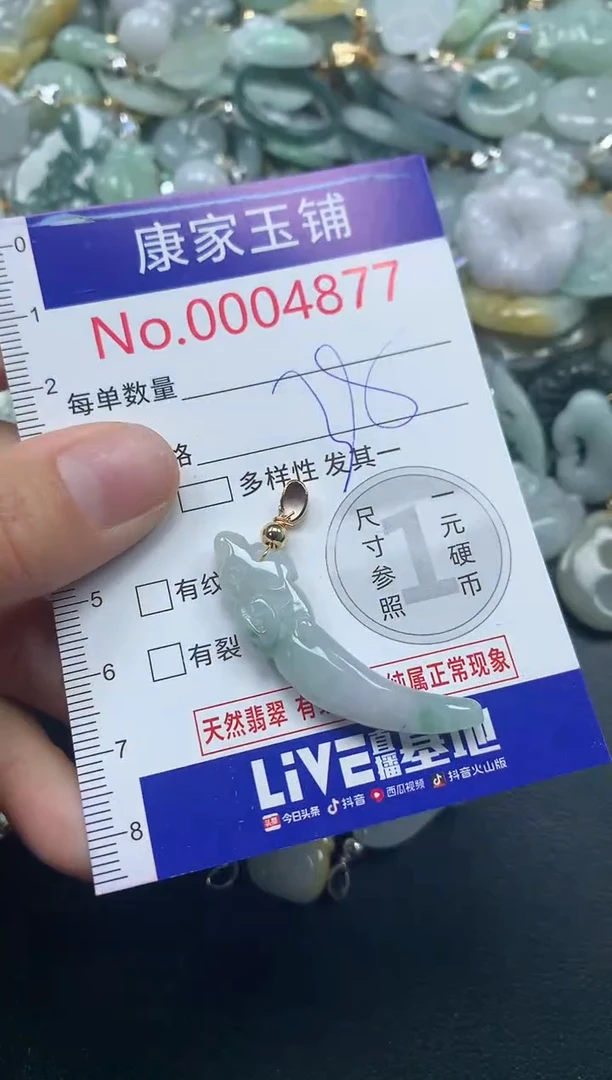 颈饰未镶嵌翡翠4877