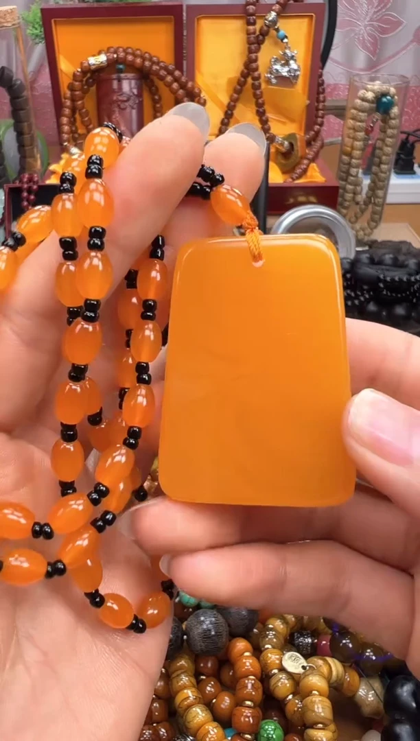 未镶嵌颈饰蜜蜡所见即所得所见即所得