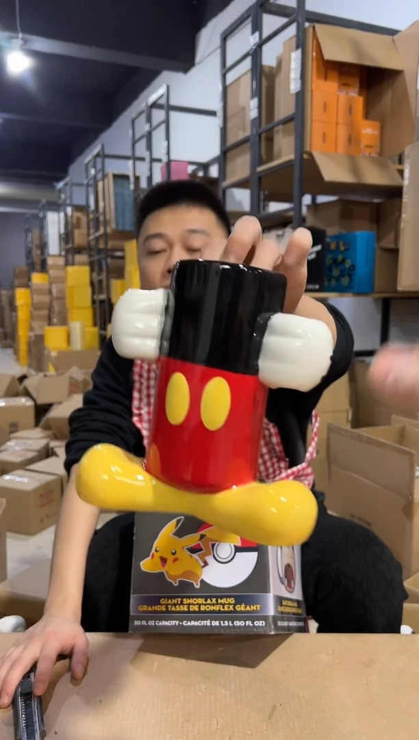 【闪购商品】杯米奇筷子筒 陶瓷材质