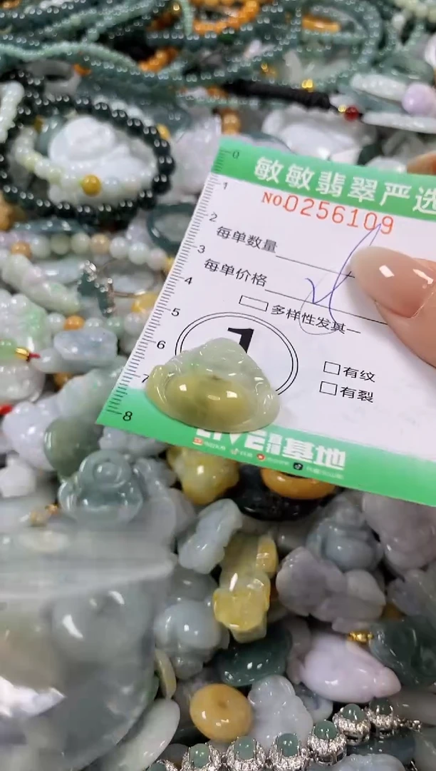 翡翠未镶嵌颈饰闪购0256109