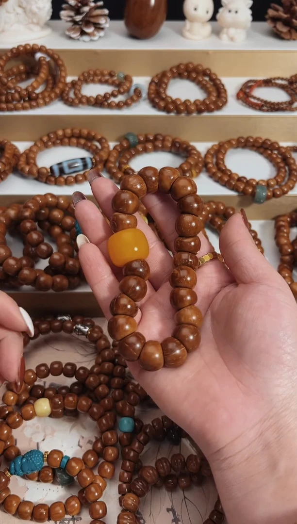 【闪购商品】库克手串库克菩提大肠款15mm