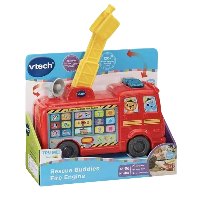 【时尚乐童】伟易达中英数字消防车